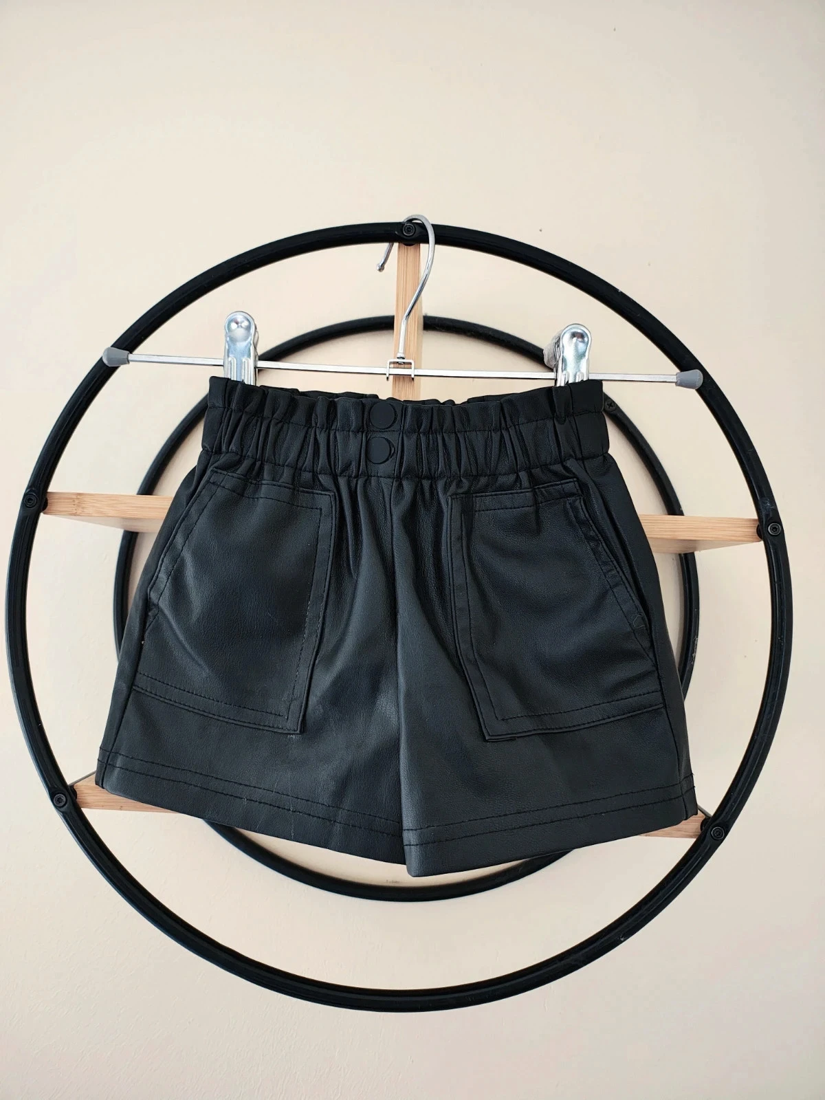 12 18 mois short simili cuir Zara